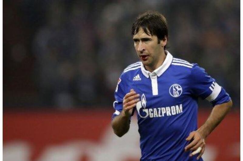 Raul, the Schalke striker, has struggled so far to adapt to the rigours of the Bundesliga but has proved he still more than capable of meeting the demands of Champions League football.