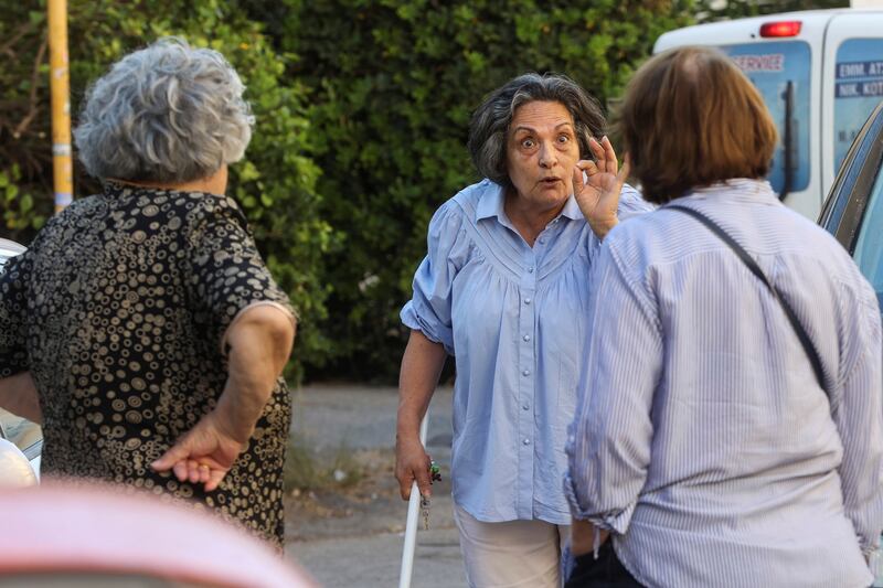 Residents gathered on the streets following an earthquake in Heraklion on the island of Crete, Greece. Photo: Reuters