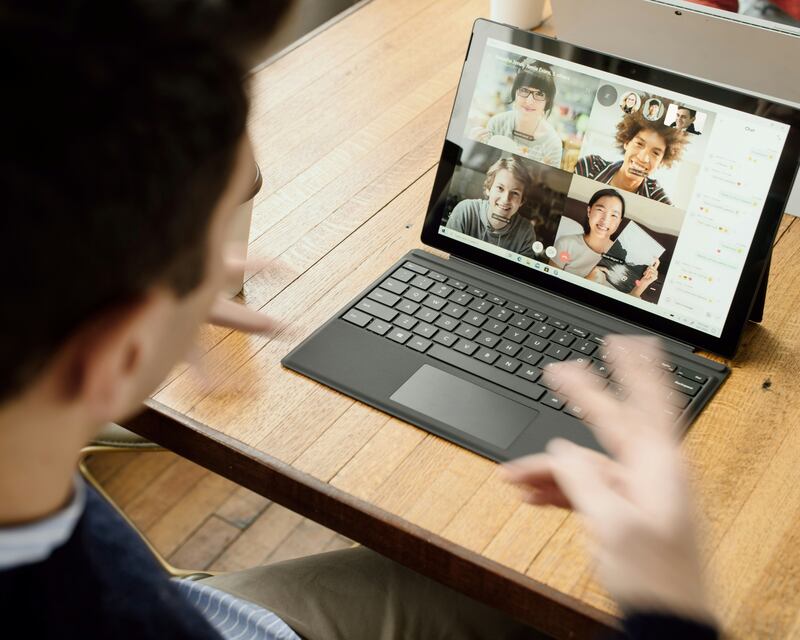 Researchers suggest video conferencing only as a substitute to face-to-face meetings, not a total replacement. Unsplash / Surface