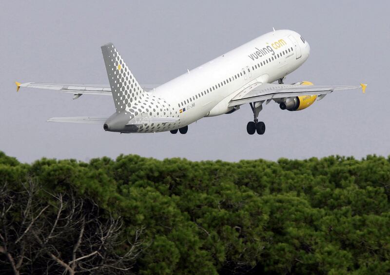 Vueling, Spain's largest airline, has hubs in Barcelona and Rome. AFP