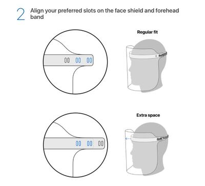 Apple has released a guide for the construction of its protective face shields. Apple 