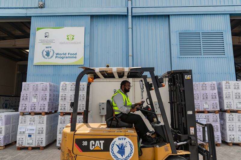 The UN Humanitarian Response Depot in Dubai is sending aid to Gaza. All photos: Antonie Robertson / The National