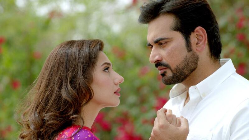 Mahira Khan, left, and Humayun Saeed in the Pakistani film Bin Roye, which will be released in the UAE over Eid Al Fitr. Courtesy Hum Films 