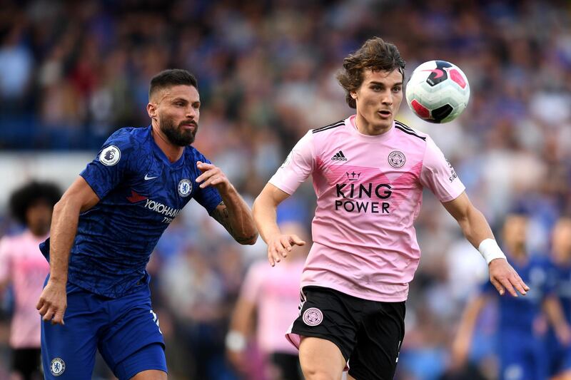 Centre-back: Caglar Soyuncu (Leicester) – Ensured the sold Harry Maguire was not missed with a defiant display at the back as Leicester drew at Stamford Bridge. Getty