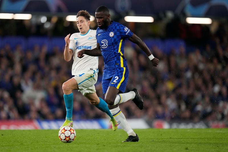 Antonio Rudiger 8 - Almost scored an early contender for goal of the season with a marauding run from his own half that finished with a strike just wide of the post. AP Photo