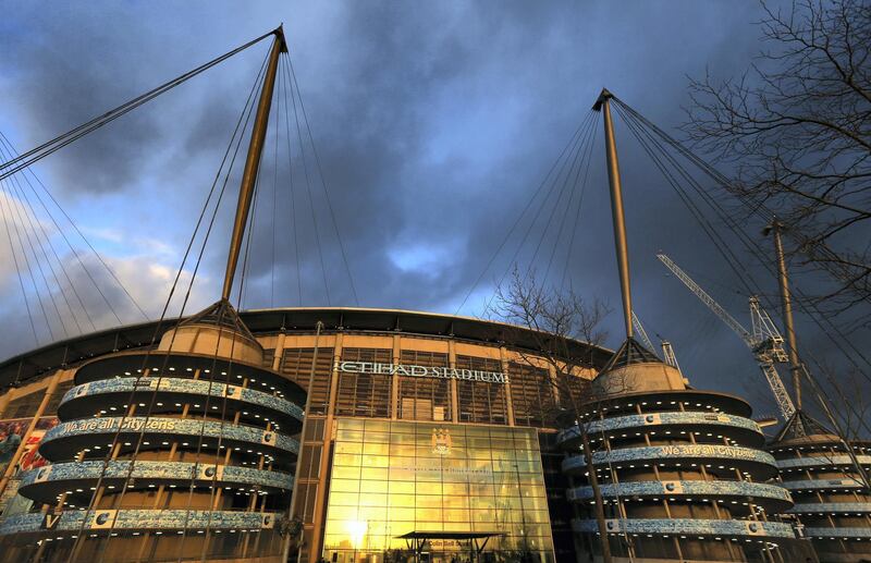 MANCHESTER, ENGLAND - MARCH 04:  A general view of the Etihad Stadium is seen prior to the Barclays Premier League match between Manchester City and Leicester City at Etihad Stadium on March 4, 2015 in Manchester, England.  (Photo by Alex Livesey/Getty Images)