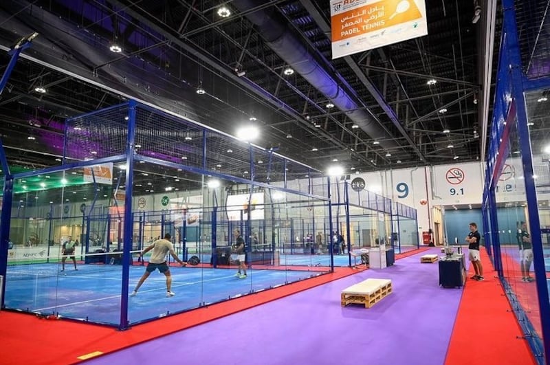 Abu Dhabi Summer Sports at Adnec is the biggest indoor event of its kind in the Middle East. Photo: Abu Dhabi Summer Sports / Instagram