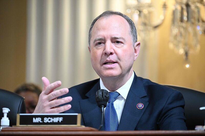 Democrat Adam Schiff of California is a member of the Select Committee to Investigate the January 6th Attack on the US Capitol and serves a large portion of the entertainment community in Los Angeles. AFP