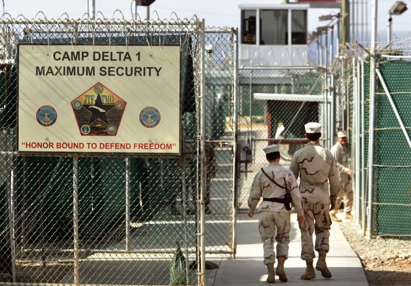 The Pentagon approved the release of two two detainees held at the US Guantanamo Bay detention centre. AP