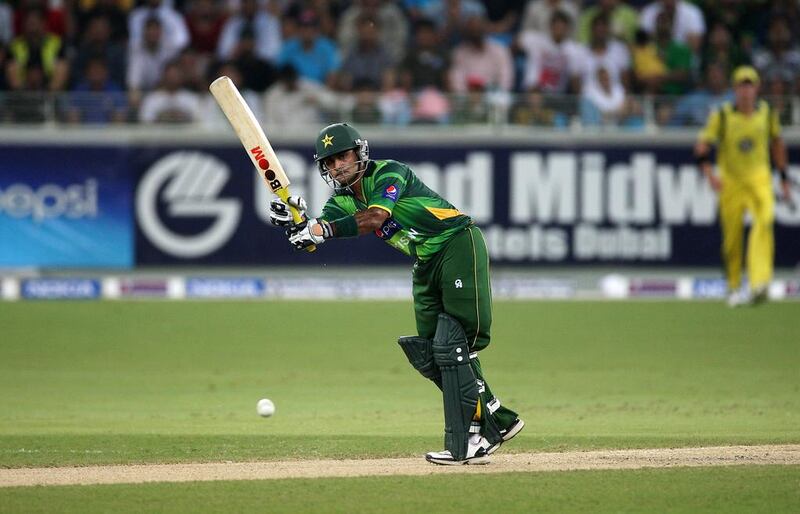 Mohammad Hafeez, the Pakistan captain, played a cameo. Pawan Singh / The National