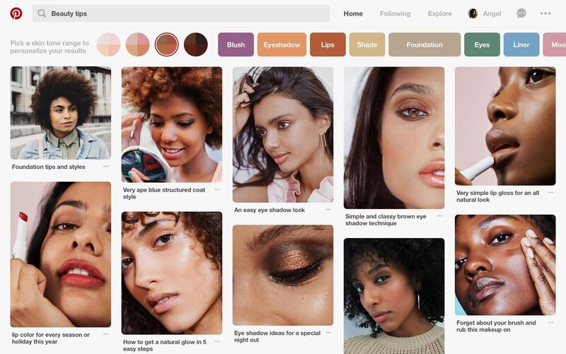 Pinterest is an image search site, where users post and look for pictures that interest them.