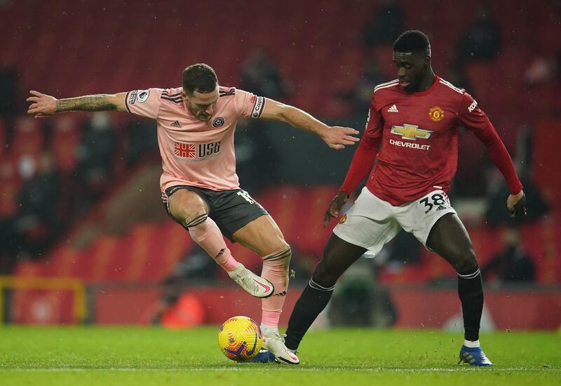 Axel Tuanzebe - 5. Started after Eric Bailly picked up a knock in training. Caught up in Bryan’s header before goal and booked for a poor challenge on Fleck just before half time. PA