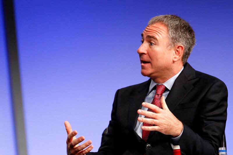 Ken Griffin, Founder and CEO, Citadel, speaks at the annual Milken Institute Global Conference in Los Angeles,   California, U.S., on Monday, April 29, 2013. The Global Conference convenes chief executive officers, senior government officials and leading figures in the global capital markets to explore solutions to today's most pressing challenges in business, health, government and education. Photographer: Patrick T. Fallon/Bloomberg *** Local Caption ***