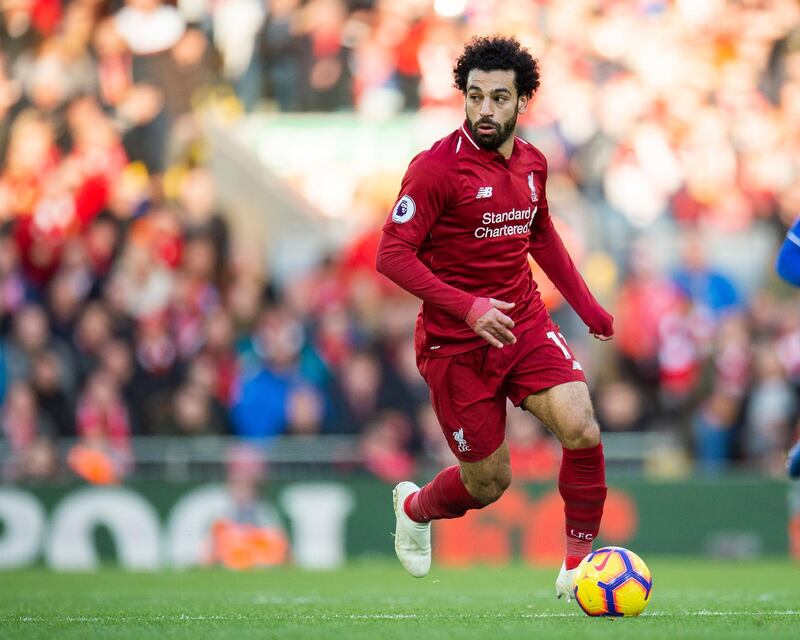 Right midfield: Mohamed Salah (Liverpool) - Scored one goal and helped set up two more in the 4-1 defeat of Cardiff. Liverpool’s Egyptian king is back in form. EPA
