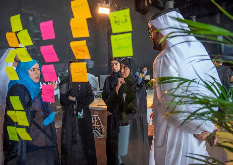 Teams of artists, poets and calligraphers gathered in Dubai to come up with a design. Photo: Sulthan Khan