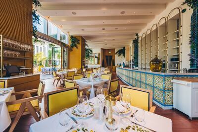 Lucia's, which launched in Address Sky View, offers upscale Italian cuisine and Burj Khalifa views. Photo: Lucia's