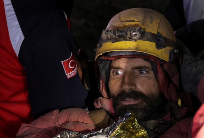 Mr Dickey was brought out of the cave at 00:37 local time, the Turkish Caving Federation said. Rescue workers from several other countries, including Croatia and Hungary, flew to Turkey to assist in the rescue. Reuters