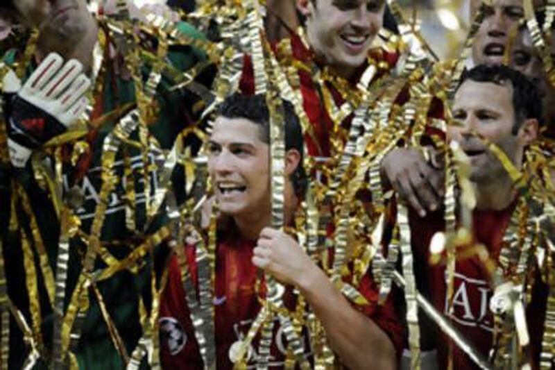 Cristiano Ronaldo helped Manchester United won the Champions League final in 2008, beating Chelsea on penalties in Moscow. AFP