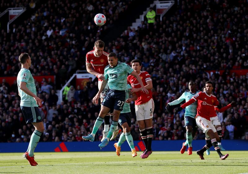 Scott McTominay 5 Mediocre in the first half; left his foot in the air for a 50th minute challenge on Maddison and was fortunate it was only a booking. First player off. Wise decision. 

Reuters