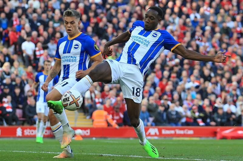 Danny Welbeck - 7. The 31-year-old should have doubled Brighton’s advantage from a free header in the first half and he tested Alisson with a fine effort in the second period. His energetic display kept the defenders occupied. AFP