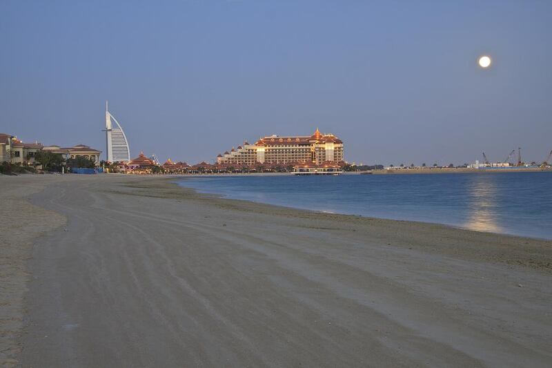 The Burj Al Arab stands tall above the beach. Courtesy Luxhabitat
