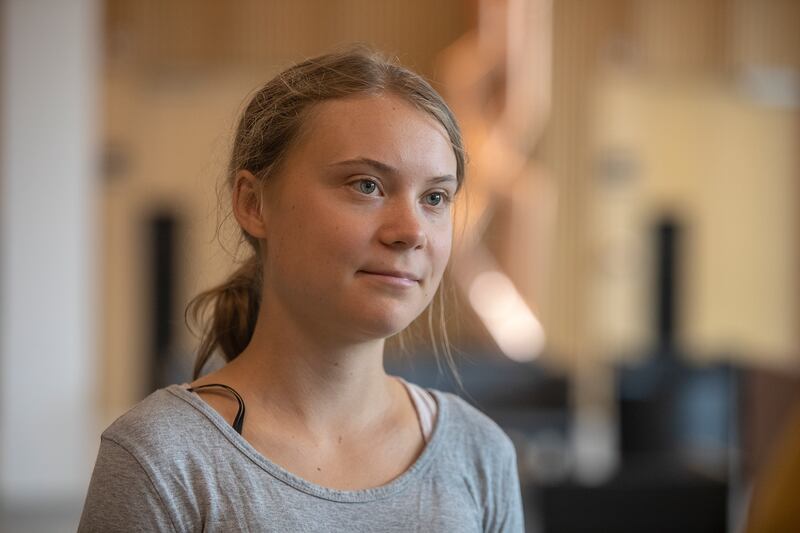 'The fact that the UK government is even considering this tells us exactly how out of touch with reality they are,' Greta Thunberg said. Getty Images