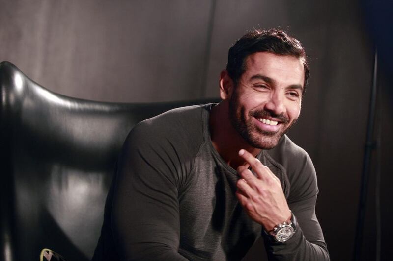 Actor John Abraham shares his tips on skincare. Photo by Khan