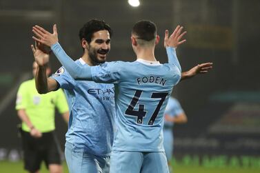 Ilkay Gundogan is Manchester City's joint-top scorer in the Premier League - alongside Raheem Sterling - with seven goals this season. AP