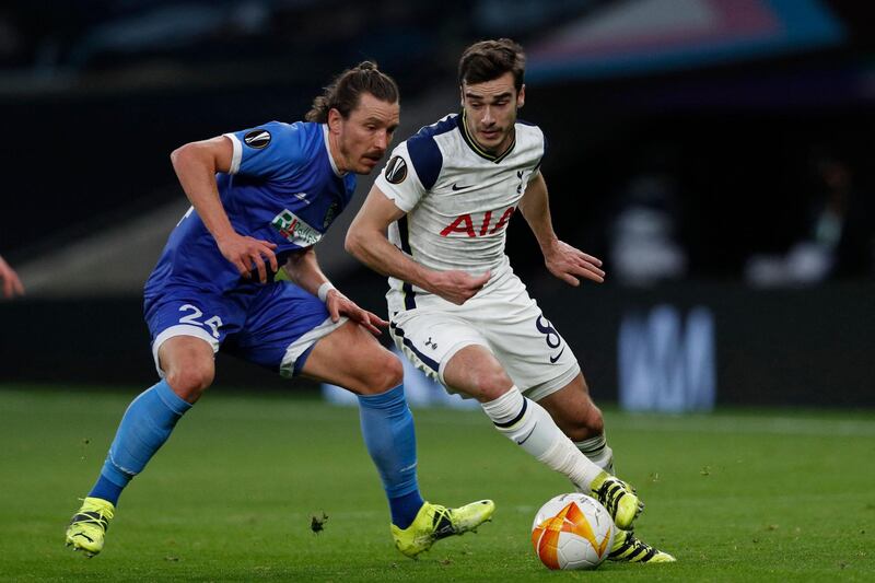 Harry Winks, 7 – A steady display. He found himself charging after a hopeful ball down the line which he never really had a chance of chasing down, but that epitomised his endeavour. AFP