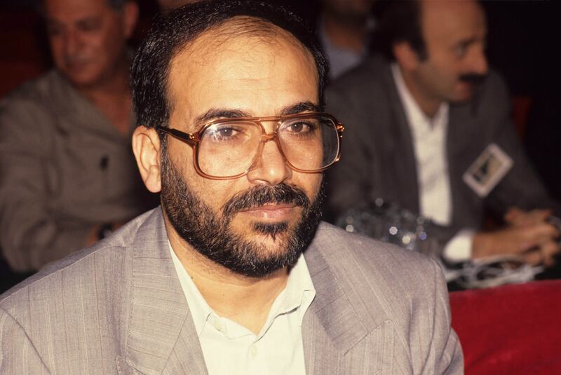 Fathi Shaqaqi (1951 - 1995), the Palestinian who founded and led the Palestinian Islamic Jihad organisation, attends a conference held in Tehran in support of the Palestinian people, February 1992. An advocate of suicide bombings as a means of protest, he was assassinated by Mossad in Malta. (Photo by Kaveh Kazemi/Getty Images)