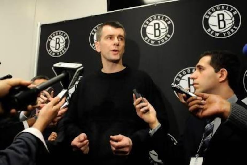 Brooklyn Nets principal owner Mikhail Prokhorov wants to see quick returns on his investment such as, say, an NBA title this season.