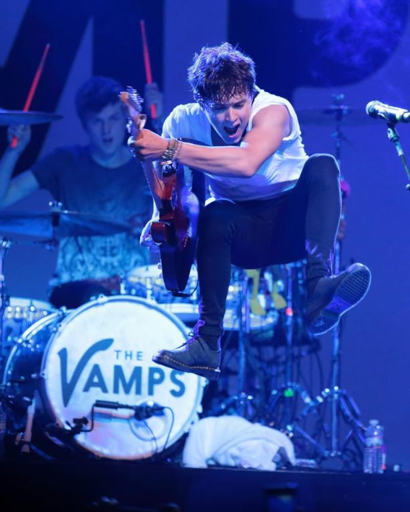 Brad Simpson of the band The Vamps. Owen Sweeney / Invision / AP