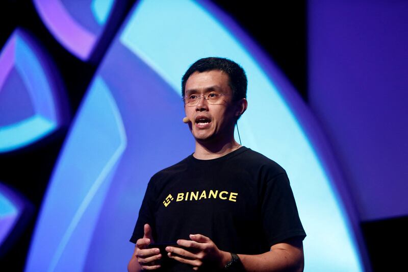 Changpeng Zhao, CEO of Binance. Reuters
