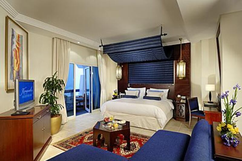 Nearly all the rooms at the Ajman Kempinski Resort offer fantastic views of the sea.