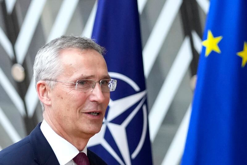 Nato Secretary General Jens Stoltenberg will stay on as leader for a further year. AP