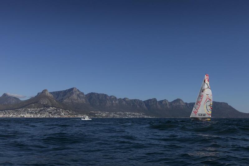 Abu Dhabi Ocean Racing in Cape Town. Ian Roman