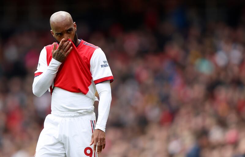 Arsenal's Alexandre Lacazette. AP