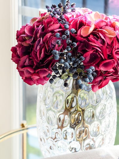 This faux bouquet by Bridgman proves that your flowers don’t need to be real to pack a punch. Courtesy Bridgman