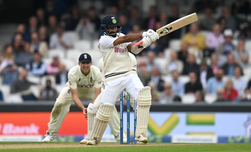 Cheteshwar Pujara scored a crucial fifty on day three of the Oval Test against England on Saturday. Getty