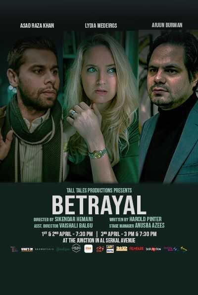 'Betrayal' will show at The Junction in Alserkal Avenue this weekend. Courtesy: Asad Khan