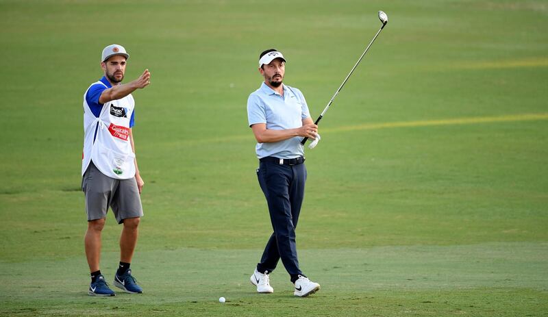 Mike Lorenzo-Vera of France on the 18th during the third round of the DP World Tour Championship at the Jumerirah Golf Estates. Getty Images