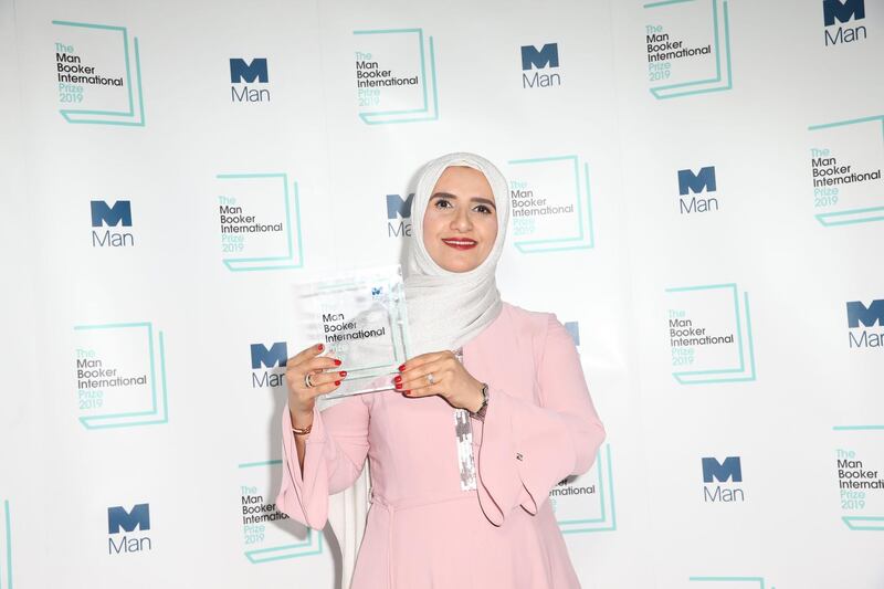 Arabic author Jokha Alharthi poses after winning the Man Booker International Prize for the book 'Celestial Bodies' in London on May 21, 2019.   / AFP / Isabel INFANTES
