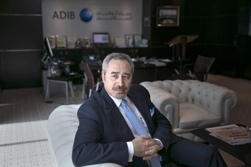 Tirad Al Mahmoud, the chief executive of Abu Dhabi Islamic Bank. Silvia Razgova / The National