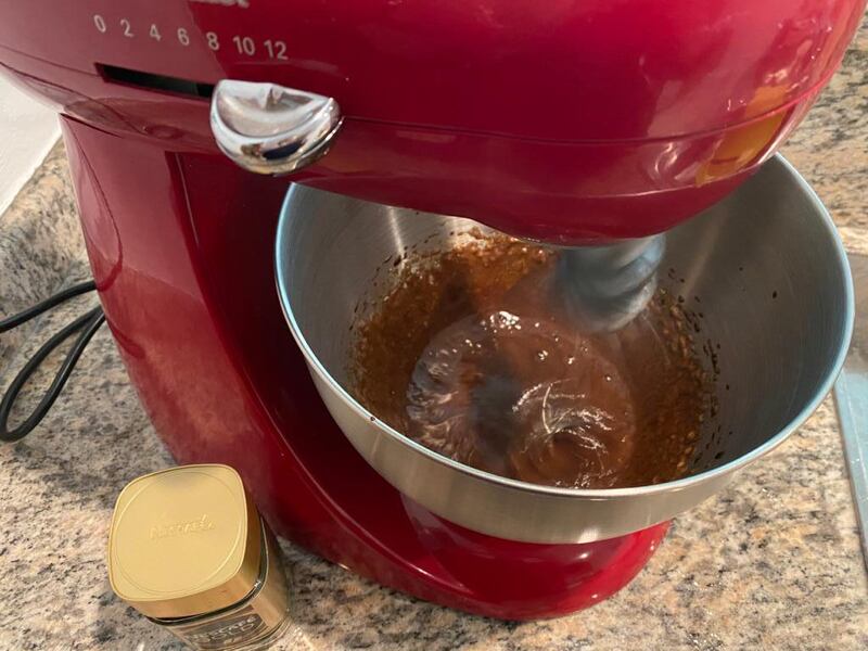 The coffee froth will need to be mixed at a high speed for around 15 minutes.