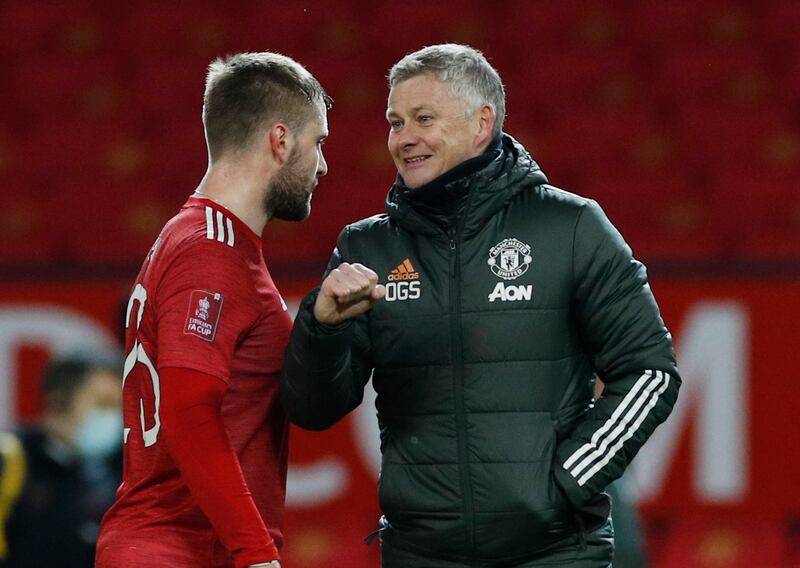 Luke Shaw, 6 - On for Telles for extra time for that energy boost. Reuters
