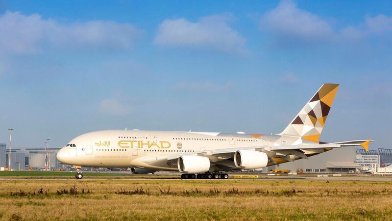 Etihad is accepting new bookings for inbound flights to Abu Dhabi for residents with pre-approval. Courtesy Etihad 