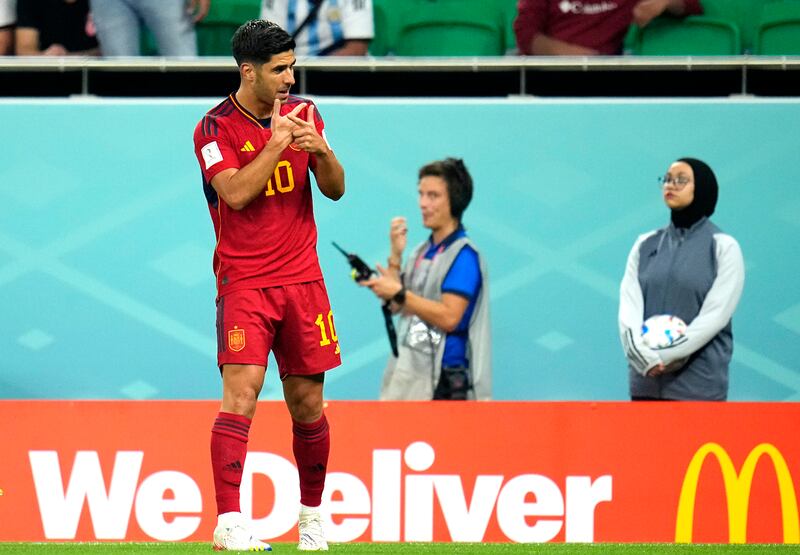 Marco Asensio - 8. Shot on target was saved by Navas on 8, but he scored Spain’s second after 20, sweeping an Alba cross past the bungling Navas for his first World Cup goal. Out of favour with Real Madrid but played well for his country. AP