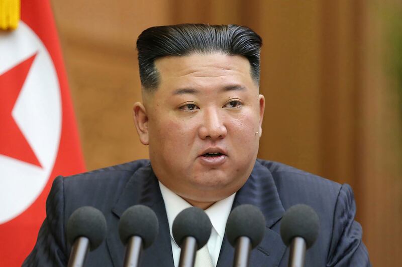 North Korean leader Kim Jong-un. Korean Central News Agency via AP