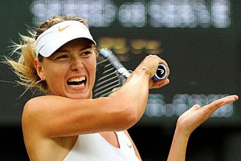 Sharapova is reaching the business end of a successful comeback.