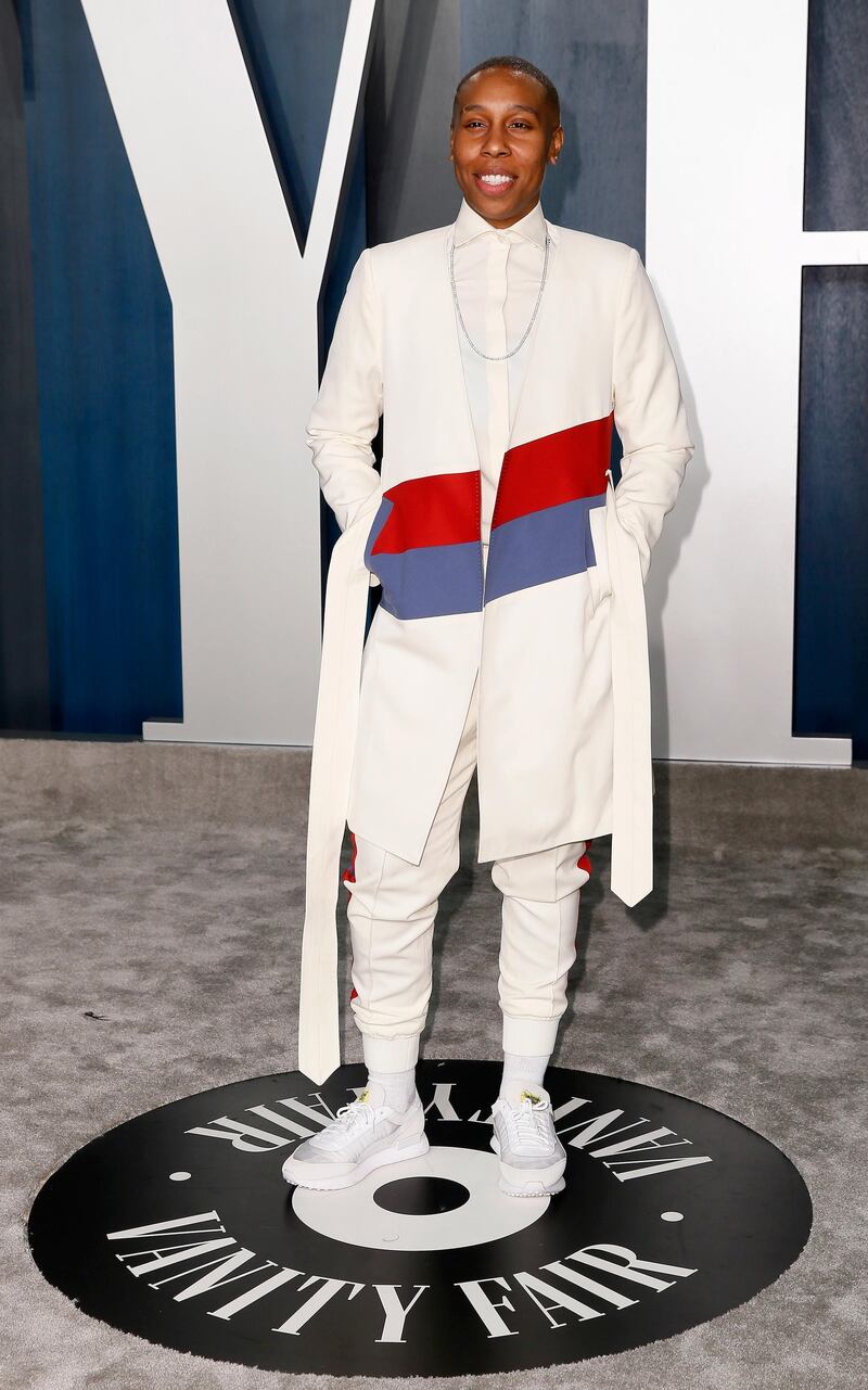 Lena Waithe attends the Vanity Fair Oscar party in Beverly Hills during the 92nd Academy Awards. Reuters